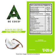 Aceite de Coco 420 ml.