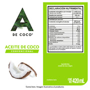 Aceite de Coco 420 ml.
