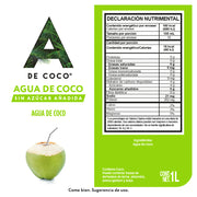 Agua de Coco 1L 100% NATURAL - Paquete de 12