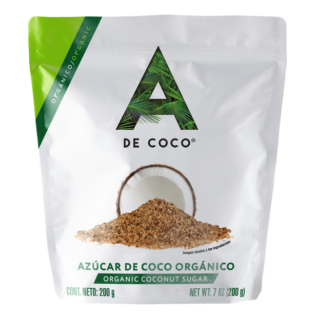 Azúcar de Coco Orgánico 200 g.