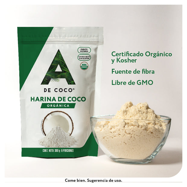 Harina de Coco Orgánico 500 g.