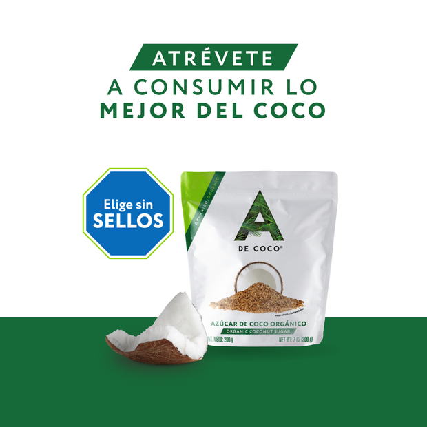 Azúcar de Coco Orgánico 200 g.